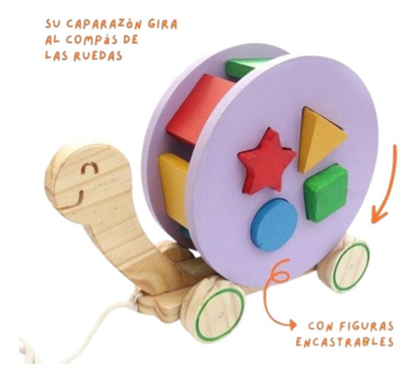 Tortuga Juego De Arrastre Con Encastres Madera Didáctico 1 Tortuga Juego De Arrastre Con Encastres Madera Didáctico 1
