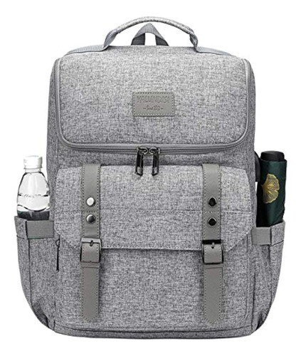 Mochila Vintage De Viaje Para Laptop Con Puerto De 1