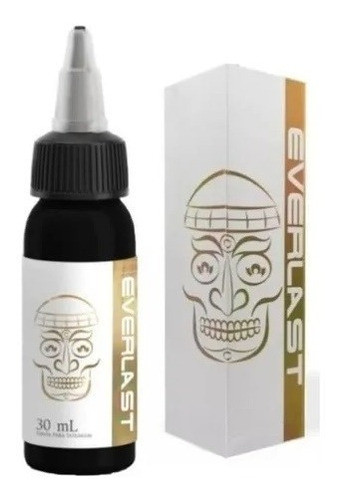 Tinta Tattoo Tatuagem Outliner Black 30ml Everlast Em Oferta 0