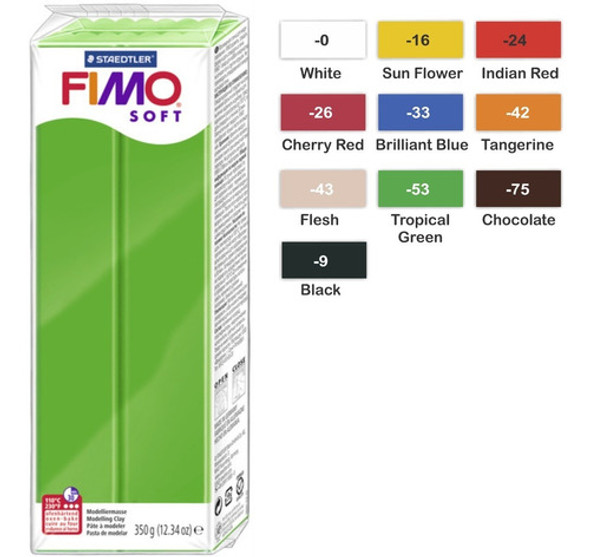 Fimo Soft Arcilla Polimérica 350g Color Polymer Clay Aleman 0