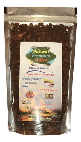 Cafe Natural Colombia Supreme X250gr 0