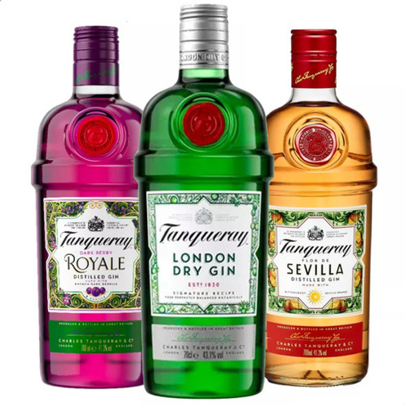 Gin Tanqueray Royale + Sevilla + Clasico London Dry 0