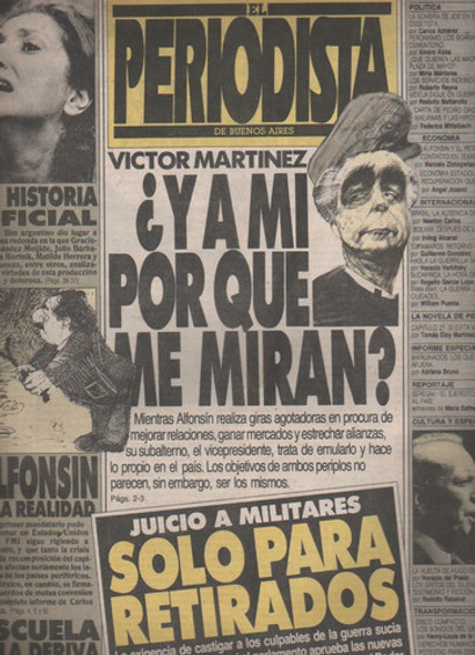 El Periodista * Nº 29 Año 1985 - Alfonsin, Ubaldini 0