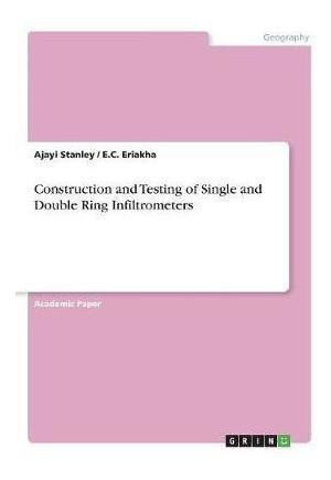 Libro Construction And Testing Of Single And Double Ring ... 0