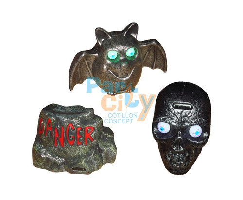 Adorno Decoración Halloween Con Luz Y Sonido Surtidos X1 0