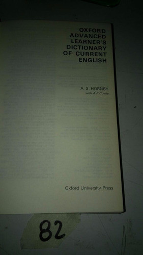Oxford Advanced Learner's Dictionary Of Current English 149 1