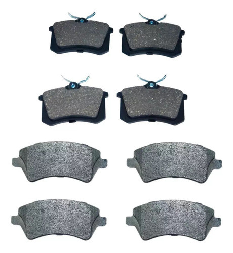 Juego Pastillas Freno 4 Ruedas Peugeot 307 Citroen C4 1.6 0