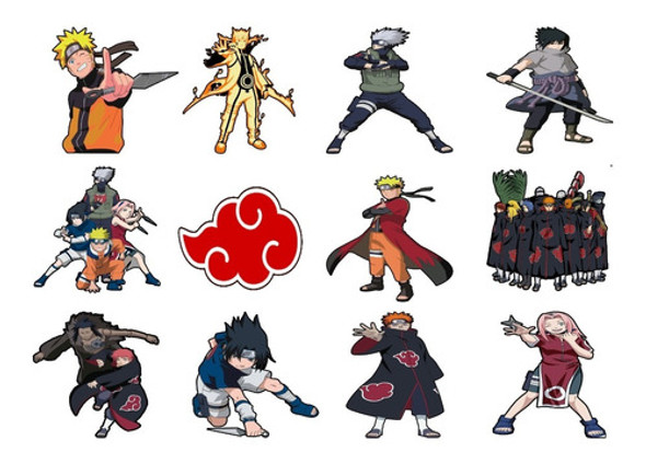 Patch Estampado Naruto Shippuden, Kurama, Raposa, Adesivos 0