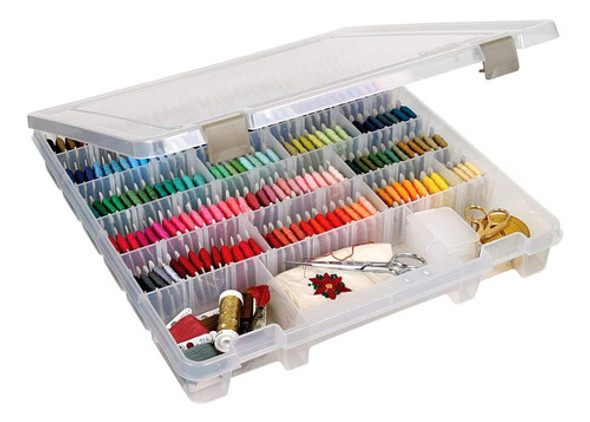 Estuche De Almacenamiento Delgado Con Divisores Removibles 0