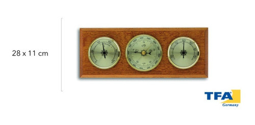 Estación Meteorológica Analógica Tfa Madera Roble Horizontal 1