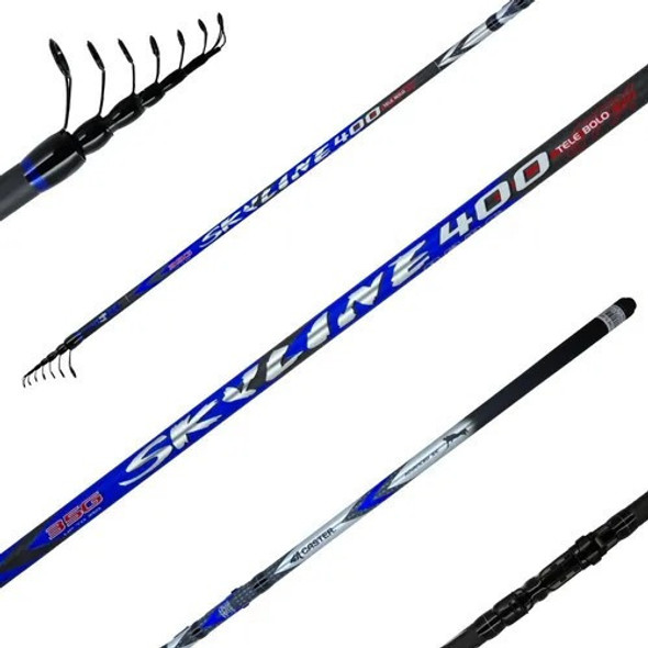 Caña Telescopica Pejerrey Caster Skyline 4m Carbono Im7 35g 0