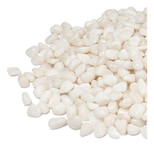 Gaspro Guijarros Blancos De 15 Libras, Guijarros Pulidos De 0