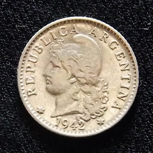 Argentina 5 Centavos 1942 Excelente Cj 172 0