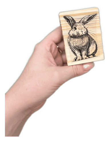 Carimbo Coelho - 7cm X 5cm 0