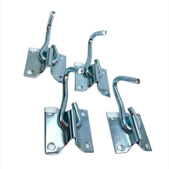 Kit Com 4 Ganchos Para Rede Zincado Parafusar Beltools 0
