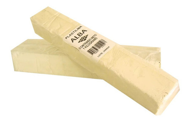 Plastilina Profesional Alba Blanca Tira X 1 Kilos (17153) 0