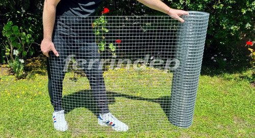 Malla Electrosoldada 25x25mm 1mt 5mts Rollo Tejido Alambre 1