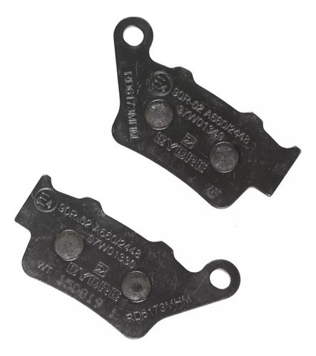 Pastillas Traseras De Freno Rouser Ns 200 Ktm Hd 100 - Fas! 0
