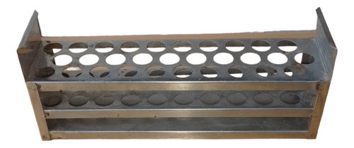 Gradilla De Acero Inoxidable 30 Tubos 20 Mm 0