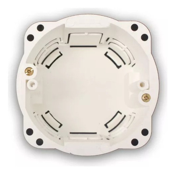 Caja Centro Blanca P/yeso Molveno Packs Por 10 Unidades 0