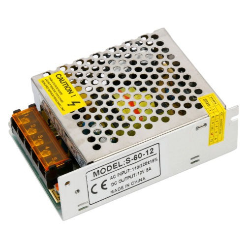 ¡nuevo! Ac110v/220v A Dc12v 5a 60w Energía Del Interruptor C 0