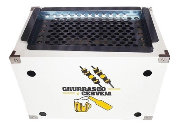 Churrasqueira Artesanal A Carvão Móvel Personalizada 1
