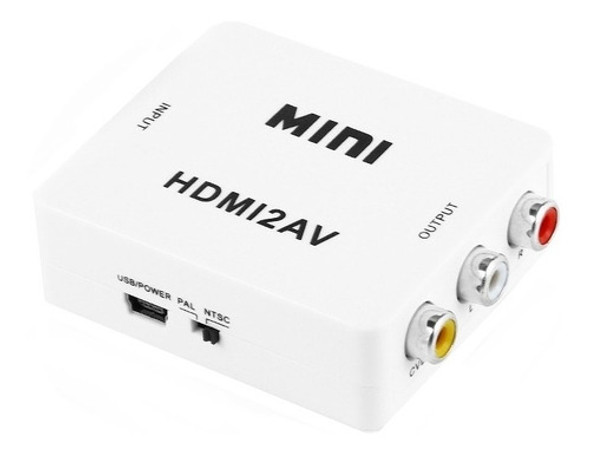 Kit Com 3 Conversores Adaptador Hdmi Para Avi Rca Analogico 1