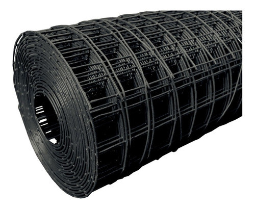 Malla De Pvc Negra 19x19mm Finisterre Cal1,30mmx1.00m 1