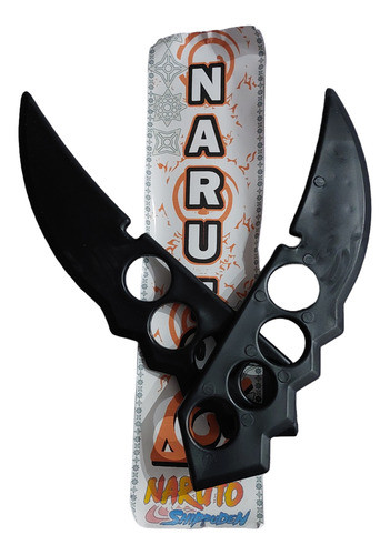 Cuchillas Plastico Duro Naruto Asuma × 2 Juguete Cosplay 1