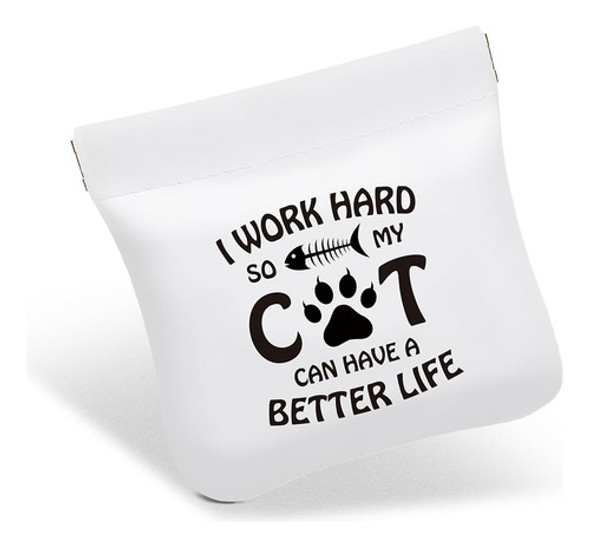 Bolso De Monedas Cat Squeeze, Bolsa De Cosméticos De Bolsill 0