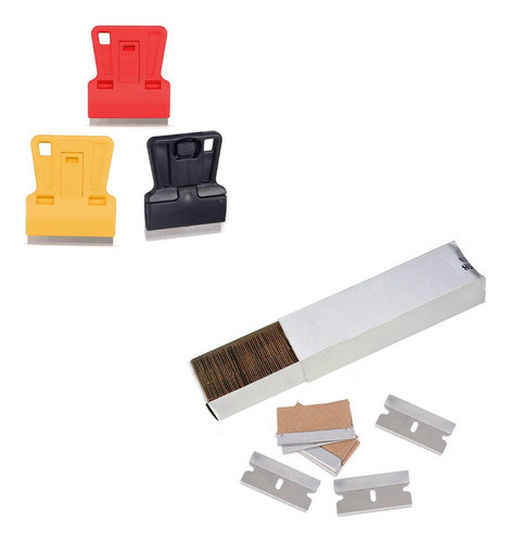 Scraper Raspdores Rasqueta X 3 + 100 Repuestos Filos 0