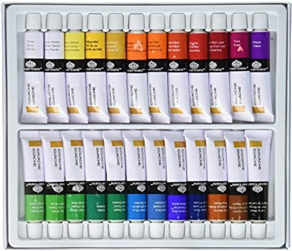Kit Com 24 Tintas Para Aquarela  Royal E Langnickel - Wat24 1