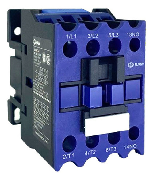 Contactor Tripolar 12a 24v 1 Na 1 Nc 5 Kw Baw Electro Medina 0