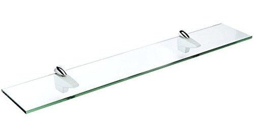 Estante De Vidrio Spancraft Glass Falcon, Cromo, 4.75 X 36 0