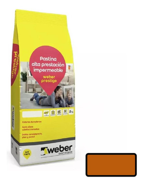 Weber Pastina Prestige 2kgs Porcelanatto Teja 0