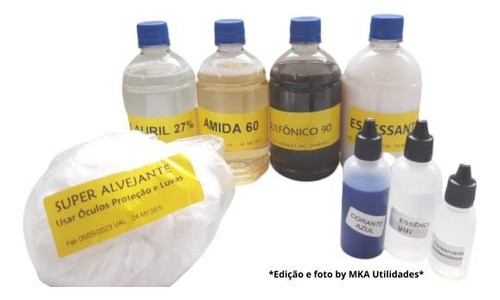 Kit Base Sabão Lava Roupas Green Power - Faz 50l 0