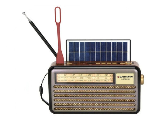 Radio Retro Daihatsu D-rp60usb Am/fm Bluetooth C/luz Y Solar 0