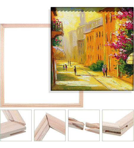 Bastidores De Madera De Pino Para Cuadros De 40x50 Cm 0