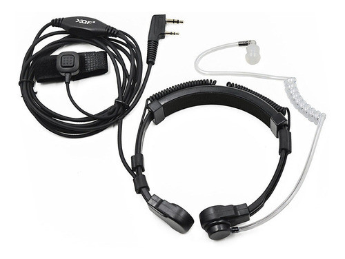 Laringofone Ptt Reforçado E Ajustável P/ Rádio Baofeng 0