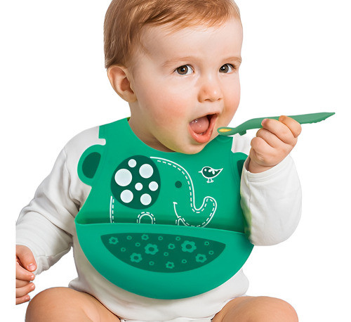 Set De Alimentación Babero+bowl+cuchara Bebé Marcus & Marcus 0