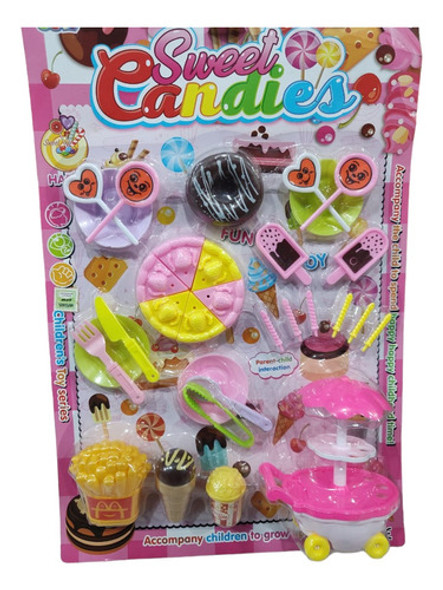 Set De Comiditas Dulces Candy Bar Juguete Sweet Candies 0