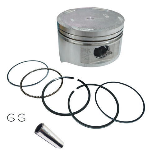 Kit Piston Aro Estandar Completo Nx Xlx Sahara 350 Moto Sur 0