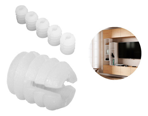 Manguitos Nylon Expansible Ø8mm Rosca M6 X 1000u Eurohard 0