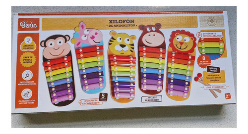 Baby Benic Xilofón De Animales Juguete Musical Para Niños 1