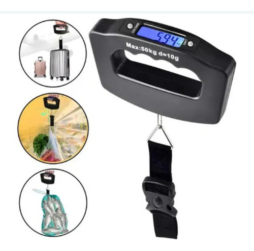 Balanca Para Mala De Viagem Digital Ate 50kg Portatil 1