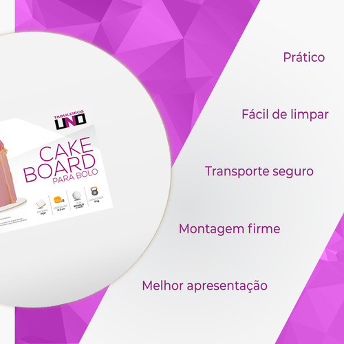 Cake Board Para Bolo Confeitaria Em Mdf 21 Cm Com 20 Atacado 1