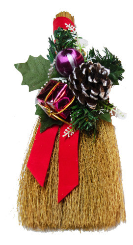 Adorno Navideño Escoba 0