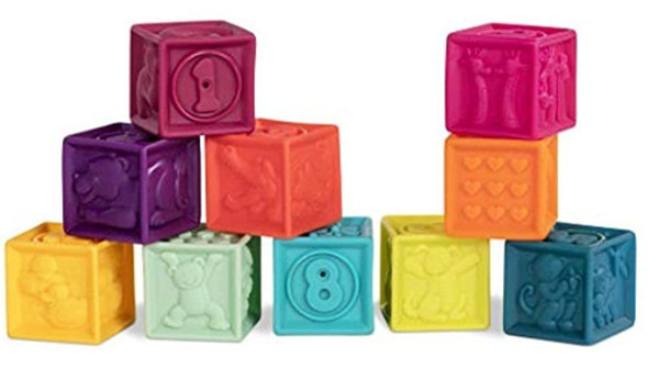 B. Toys By Battat Baby Blocks - Juguetes Apilables Y De Cons 1