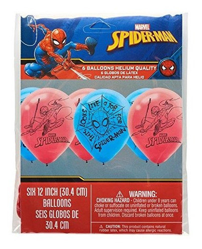 Spider-man 6-count Globos 1