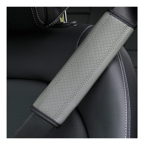 2 Fundas Cubre Cinturones De Seguridad De Cuero Para Auto G 0